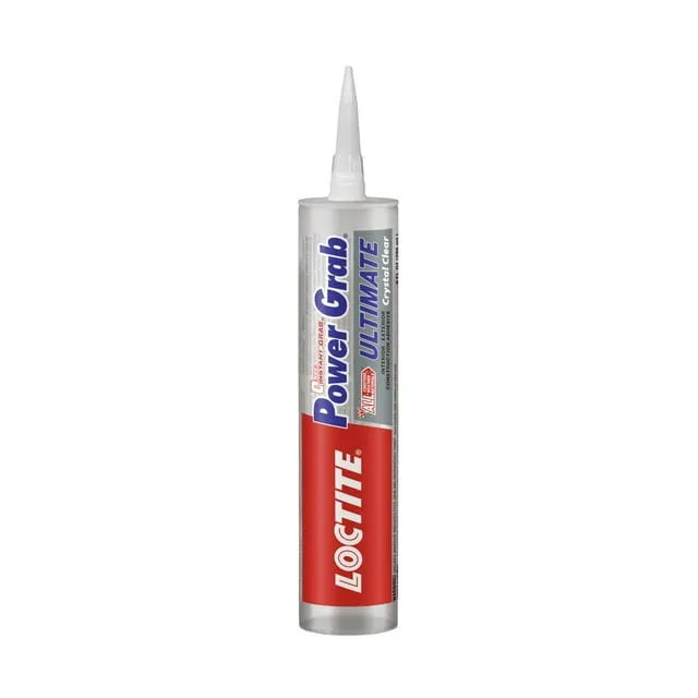 Loctite Power Grab Ultimate Crystal Clear Construction Adhesive