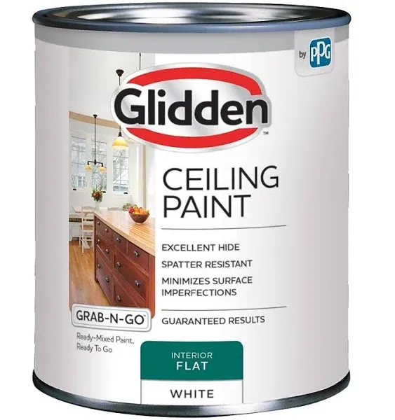 Glidden Grab-N-Go Flat White Interior Ceiling Paint