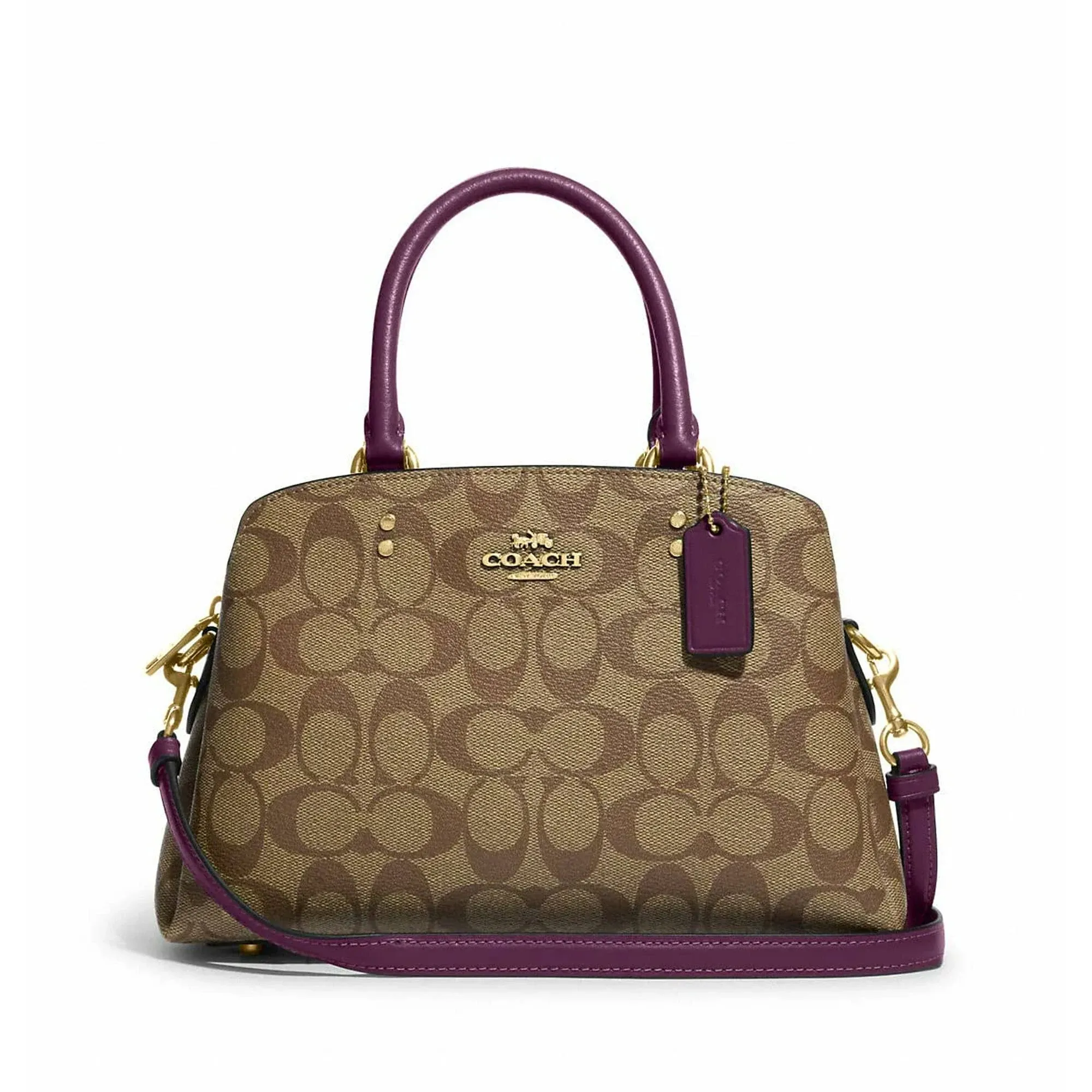 Coach Mini Lillie Carryall in Signature Canvas