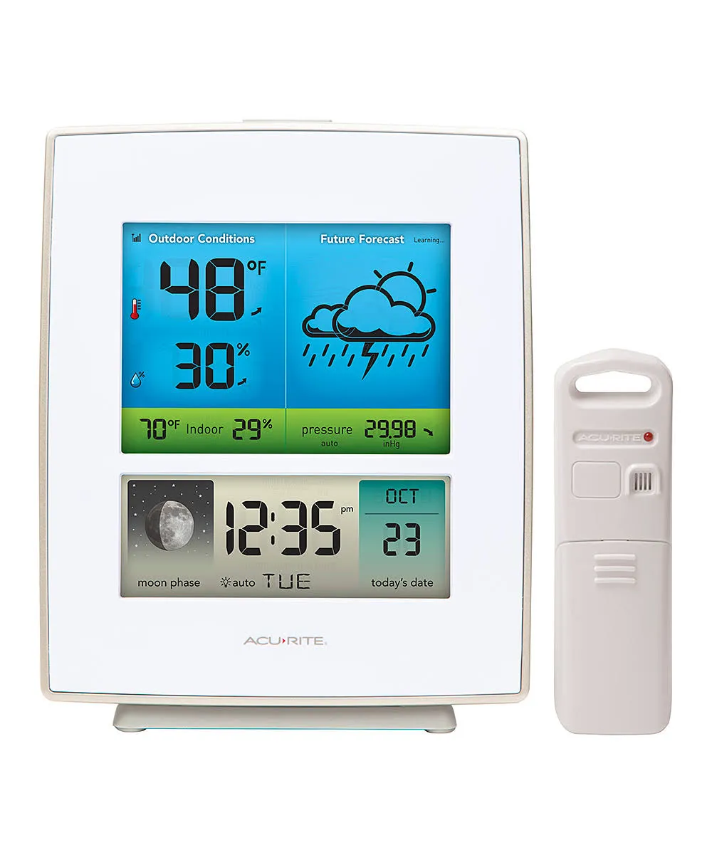 AcuRite 02031M Weather Station w Forecast/Tempe<wbr/>rature/Humidit<wbr/>y/Moon NEW OPEN BOX