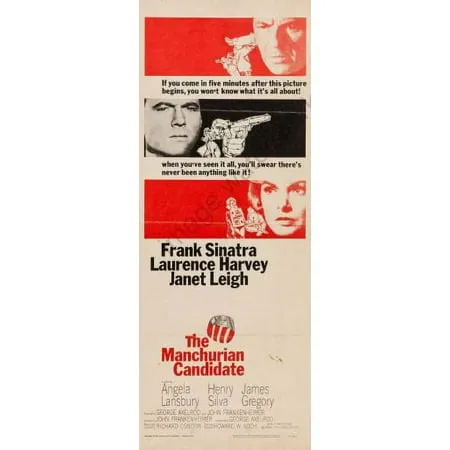 Manchurian Candidate The 14Inx36In Insert Movie Poster Multi-Color Square Adults Poster Time