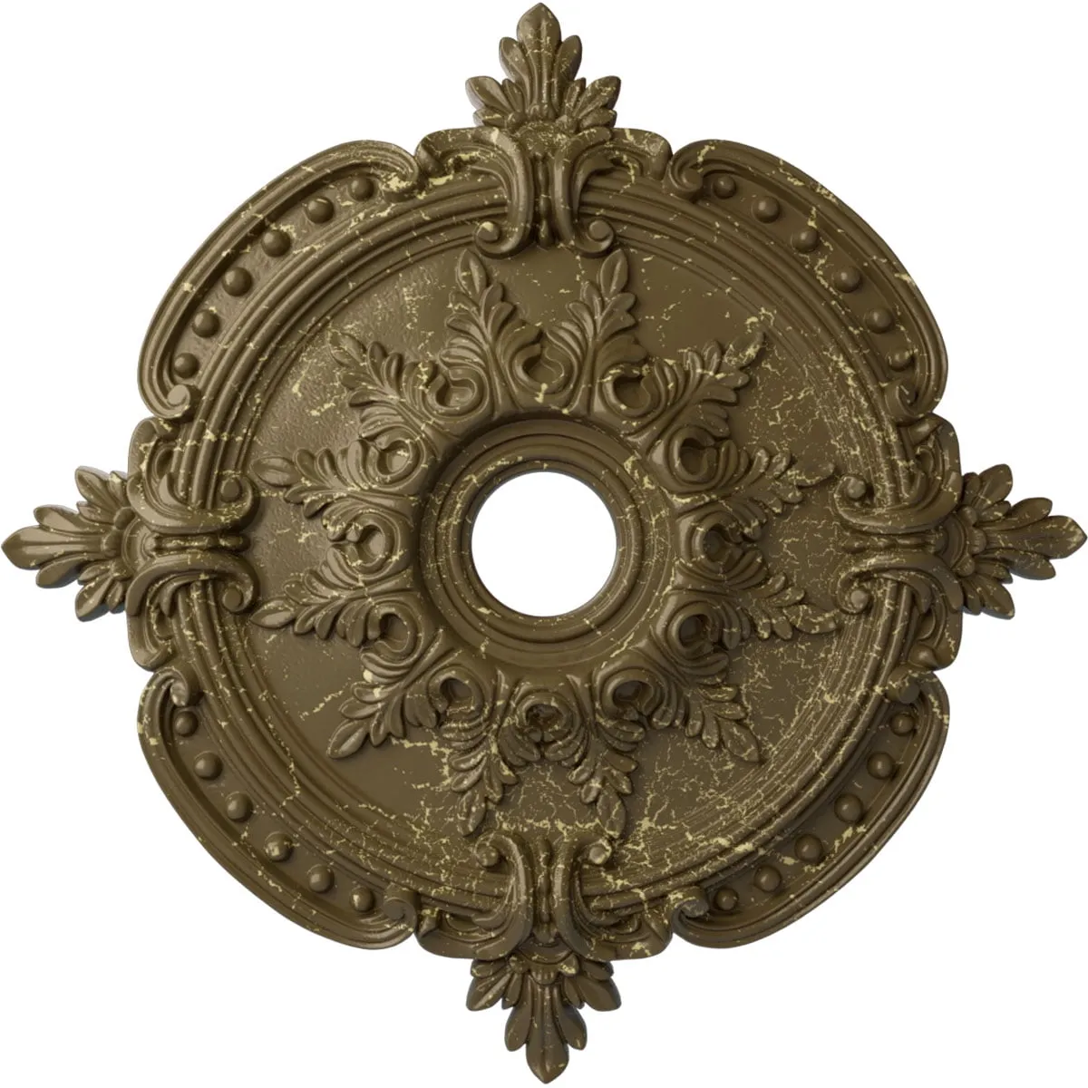 Ekena Millwork CM28BEMMC 28 3/8"OD x 3 3/4"ID x 1 5/8"P Benson Classic Ceiling Medallion