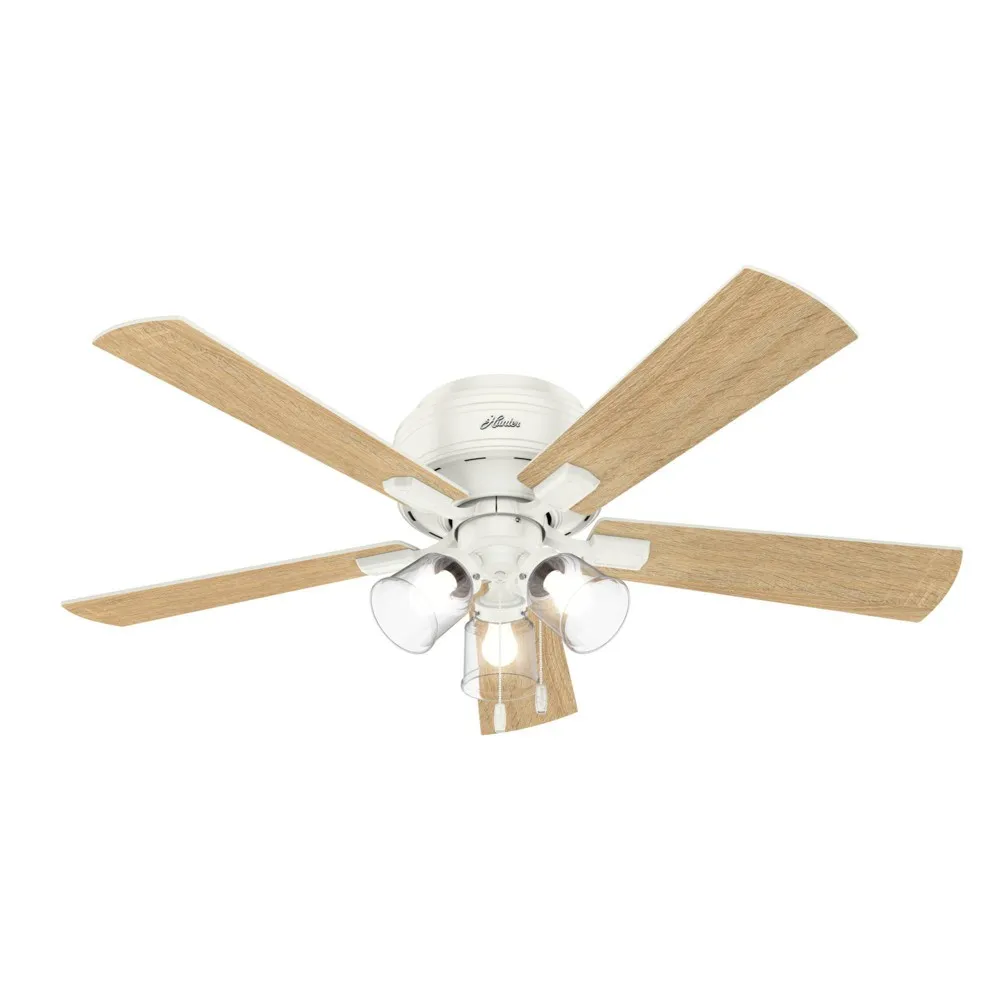 Hunter - 52" Ceiling Fan - Crestfield Fresh White