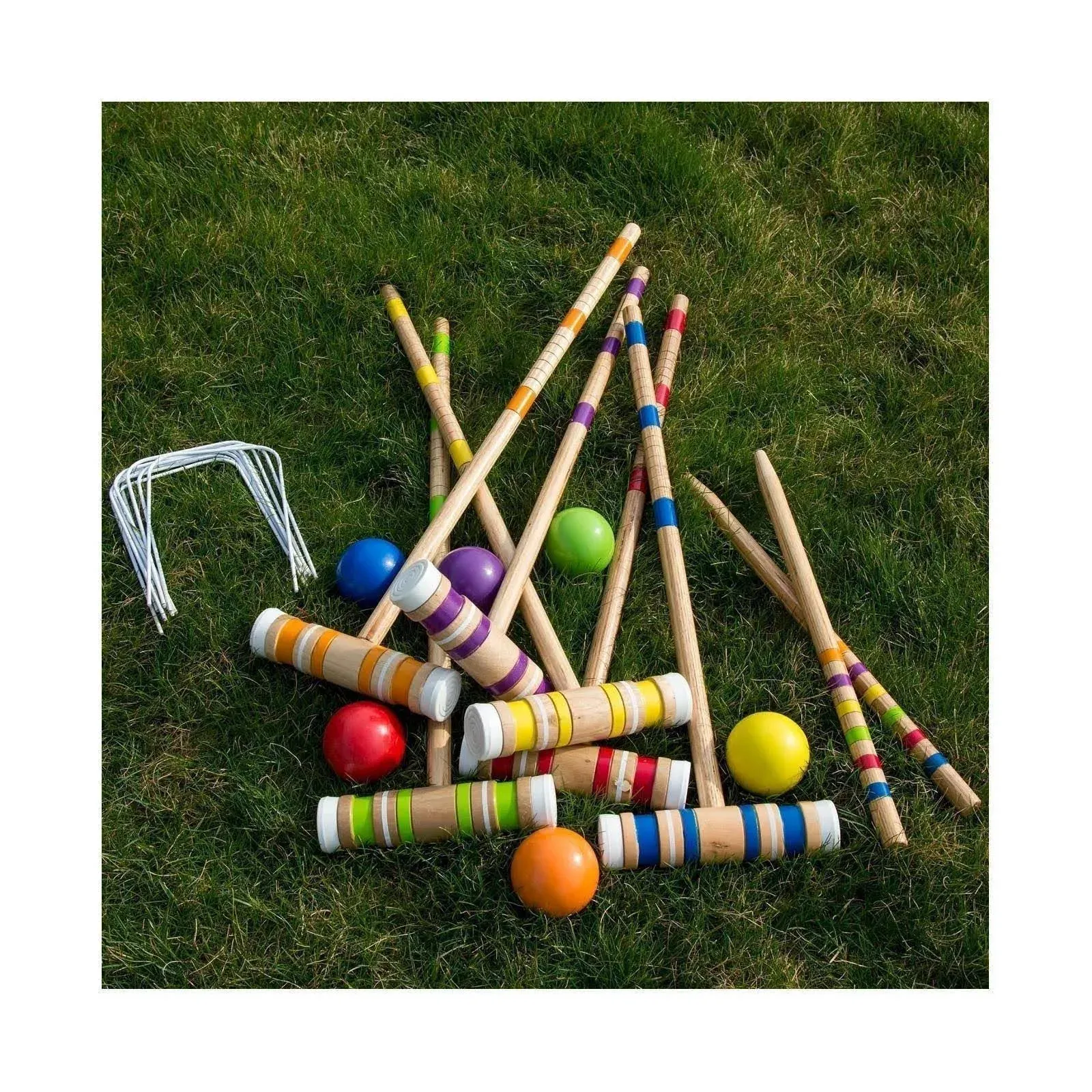 Hey! Play! Complete Croquet Set with Carrying Case