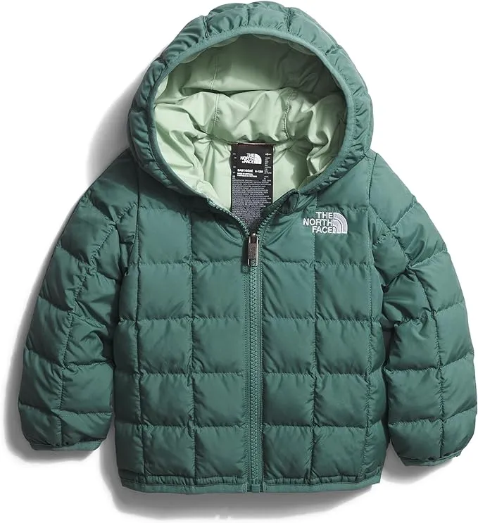 The North Face Reversible Thermoball Hooded Jacket in Dark Sage