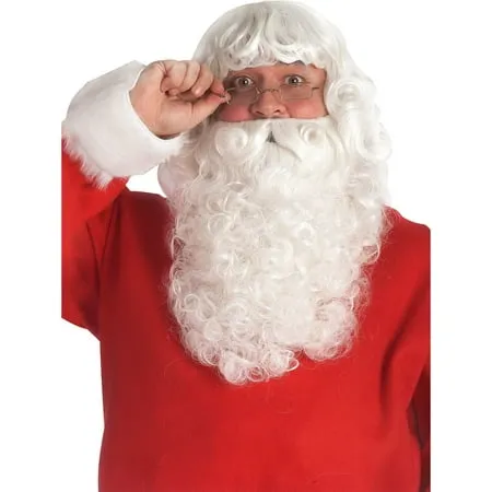 Deluxe Santa Beard and Wig Costume Kit