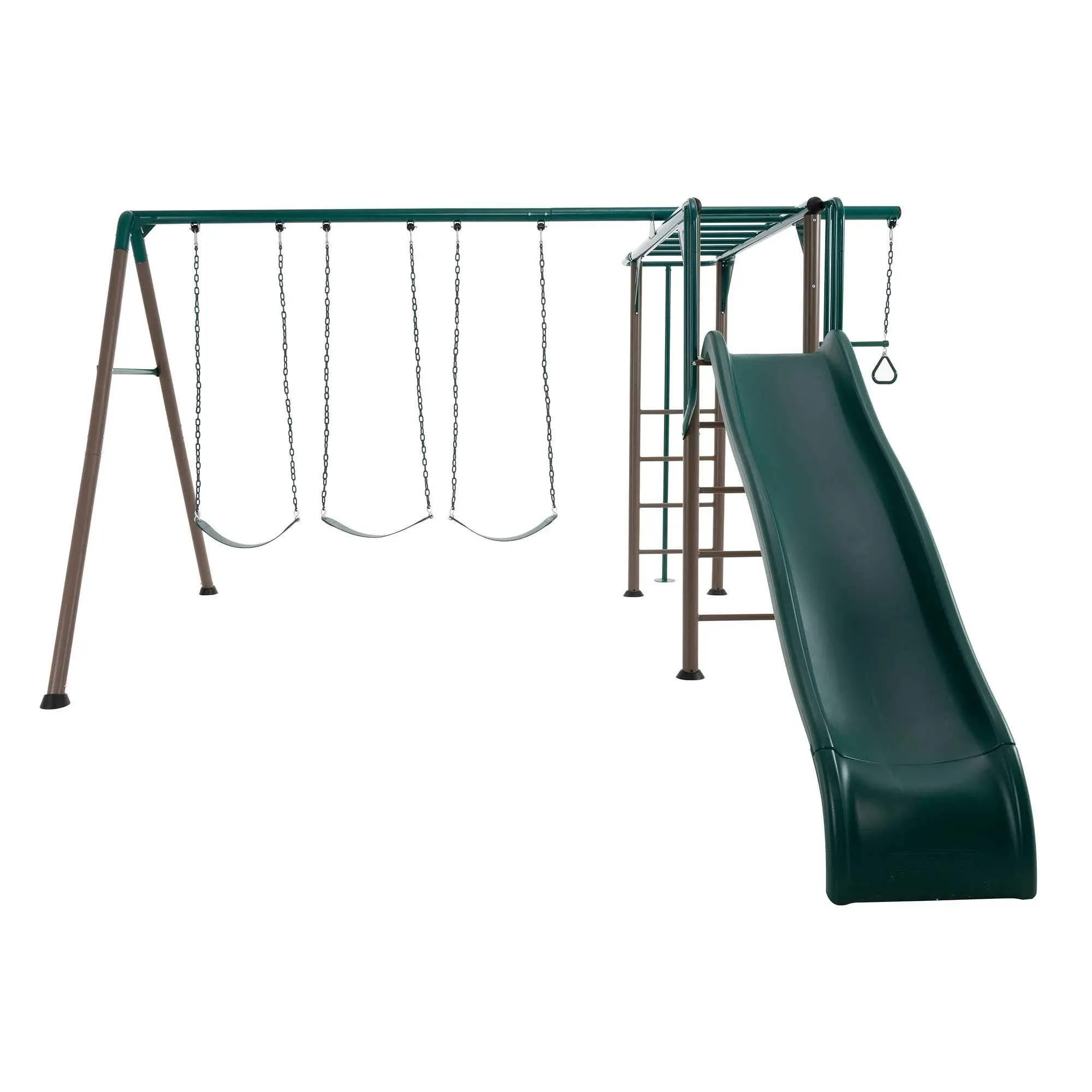 Lifetime 91028 Monkey Bar Adventure Swing Set, Earthtone