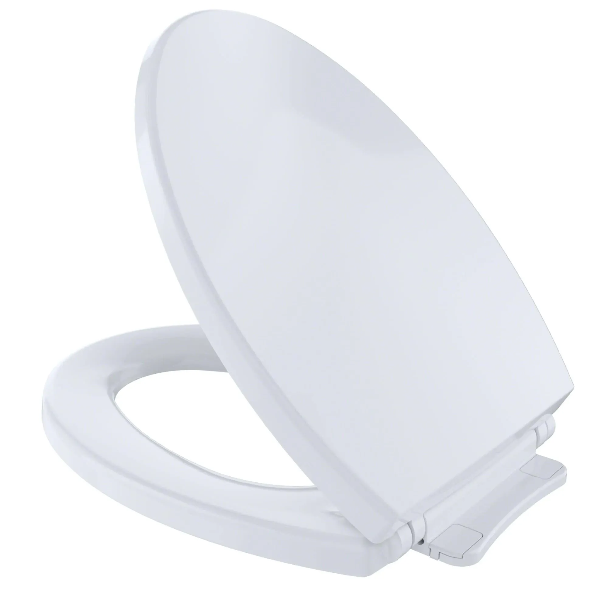 TOTO Plastic Cotton White Elongated Soft Close Toilet Seat