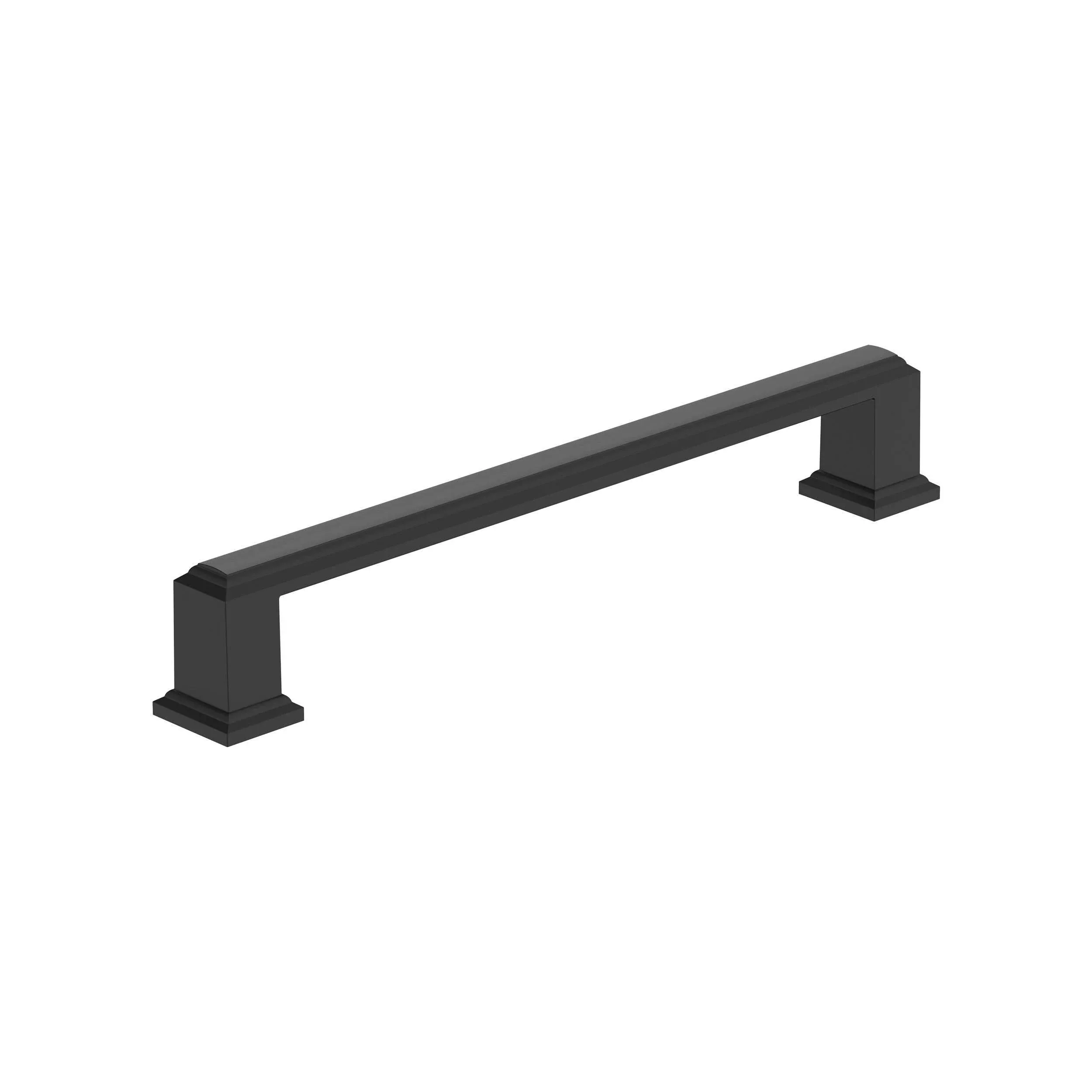 Amerock BP37360FB Appoint 6-5/16 inch (160mm) Center-to-Center Matte Black Cabinet Pull