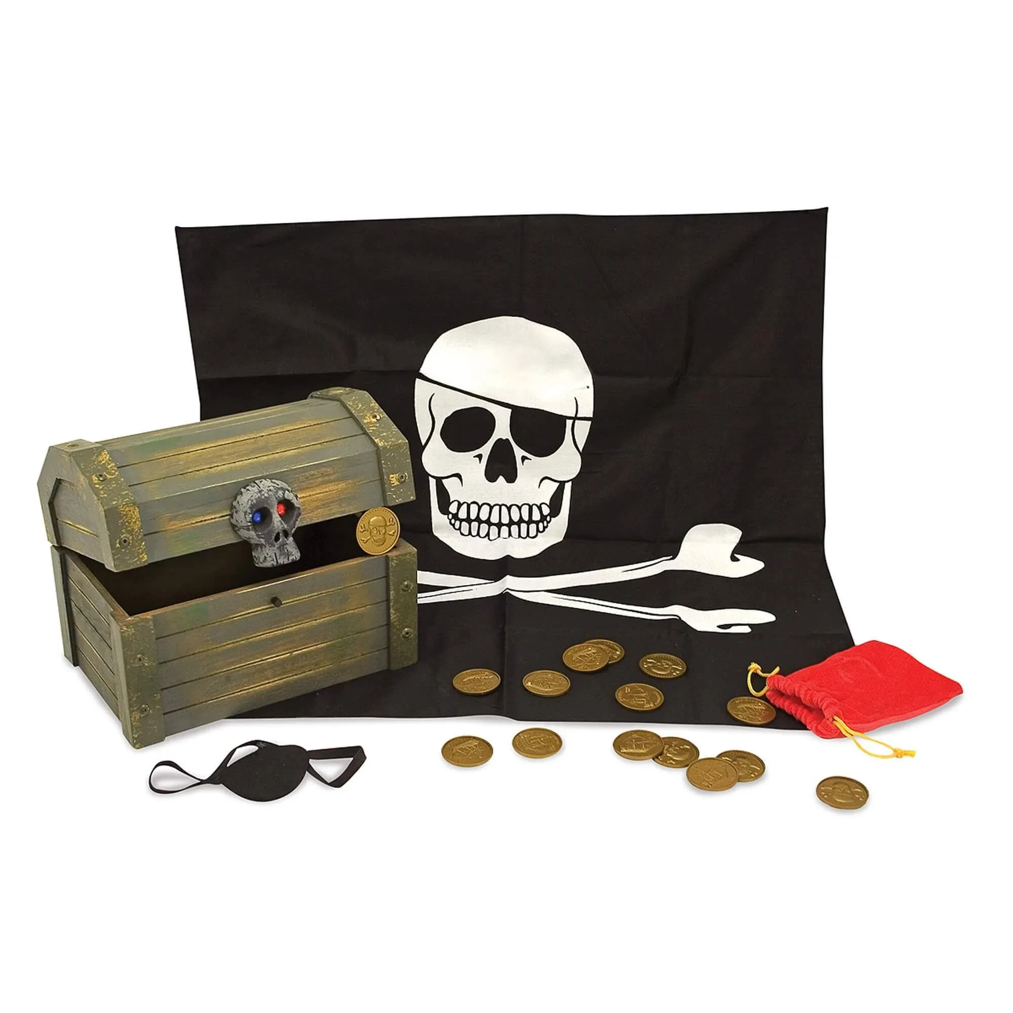 Melissa & Doug - Wooden Pirate Chest