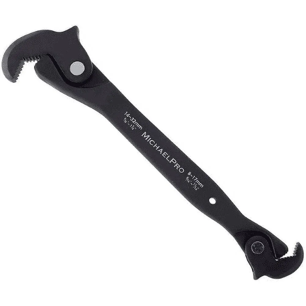 Dual Action Auto Size Adjusting Wrench, Self-Adjusting Quick Wrench, Multi-Size 