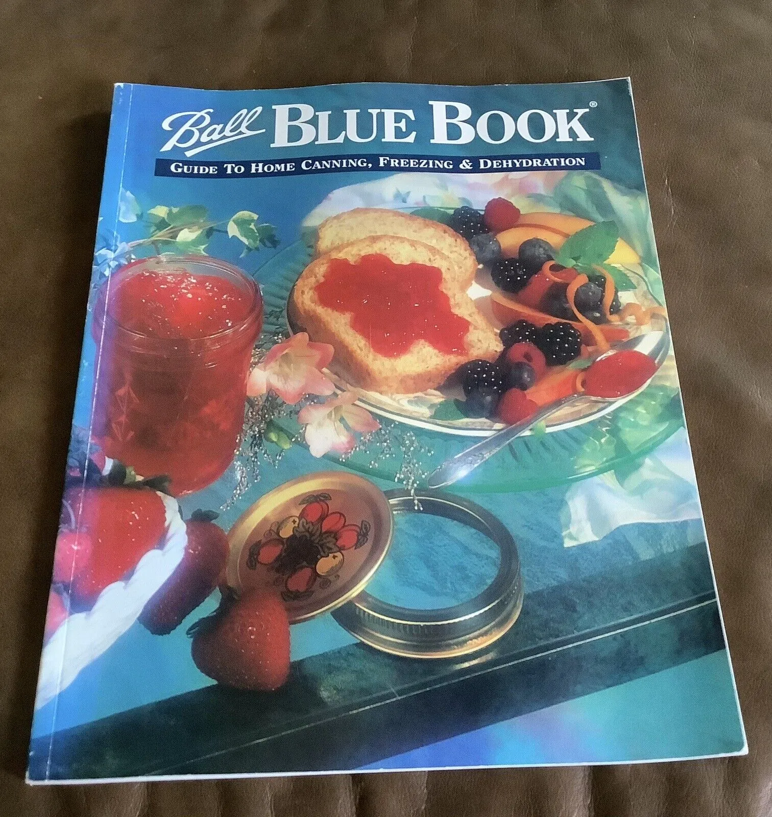 Vintage 1999 Ball Blue Book Guide to Home Canning Freezing &amp; Dehydration Vol. 1