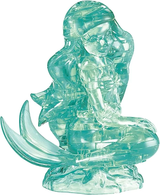 Bepuzzled 3d Crystal Puzzle - Disney Ariel (Light Green): 42 Pcs, One Size, Green