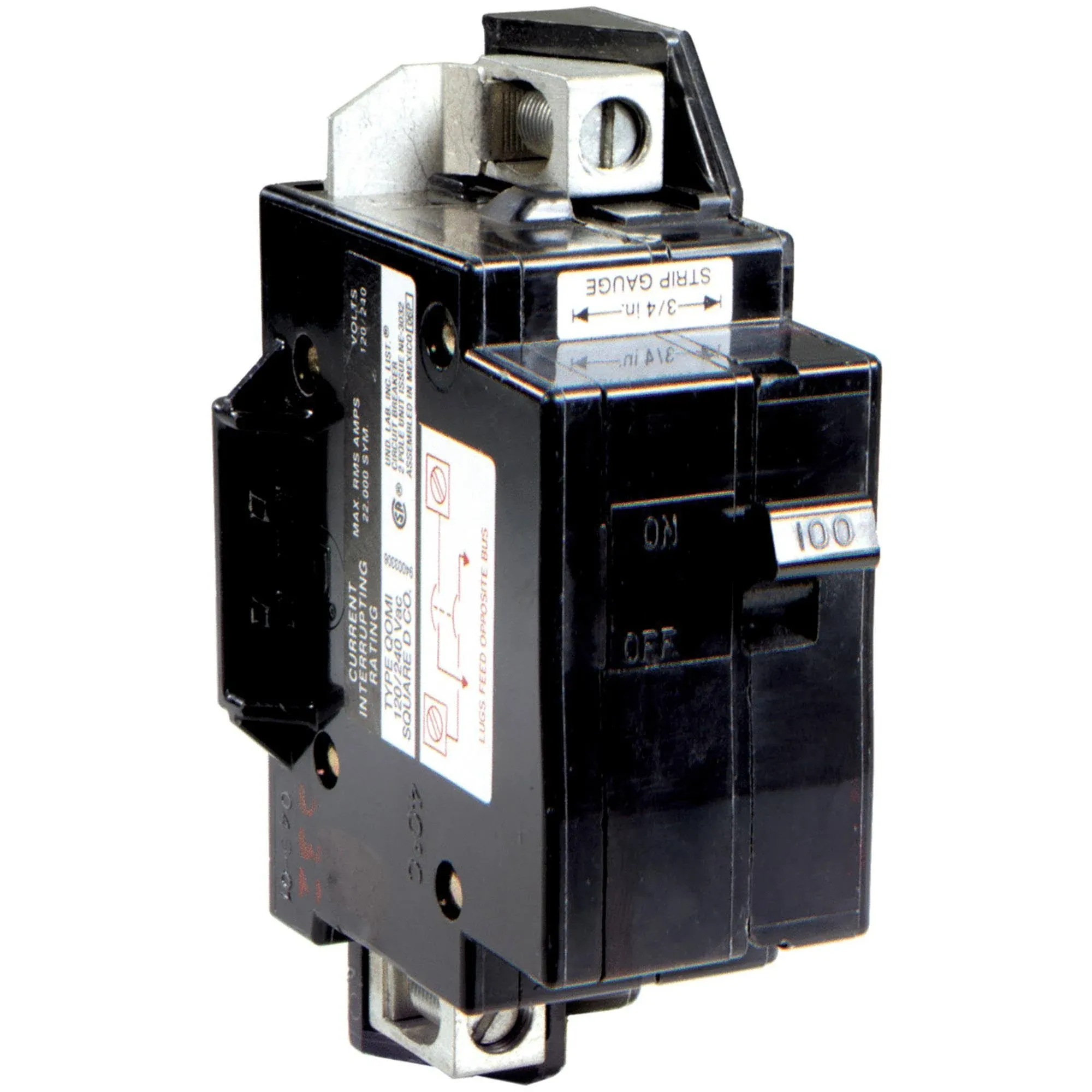 Square D QO 100-amp 2-Pole Main Circuit Breaker