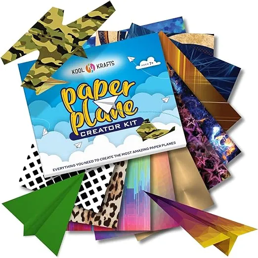 Kool Krafts Paper Airplanes Craft Kit