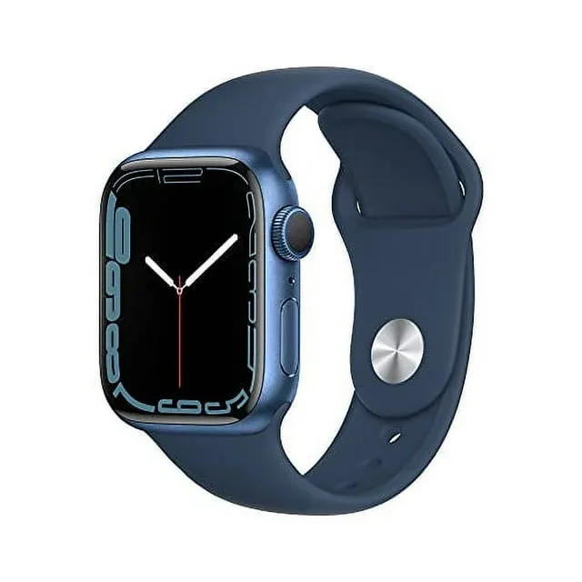 Apple Watch Series 7 (GPS + Cellular, 41MM) - Green Aluminum Case with Clover Sport Band (Renewed Premium)