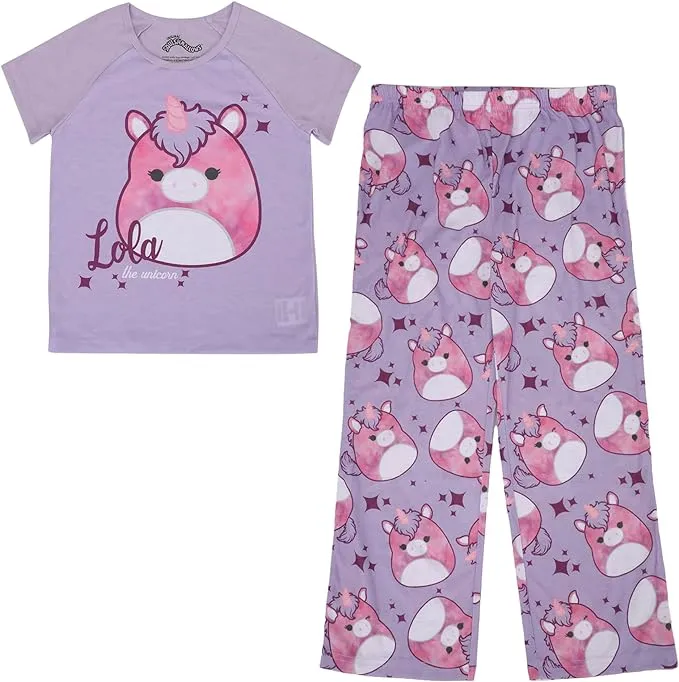 Squishmallows Lola Youth Girls Pajama Set