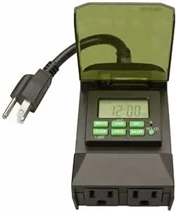 Woods 50014 Outdoor 7-Day Digital Outlet Timer