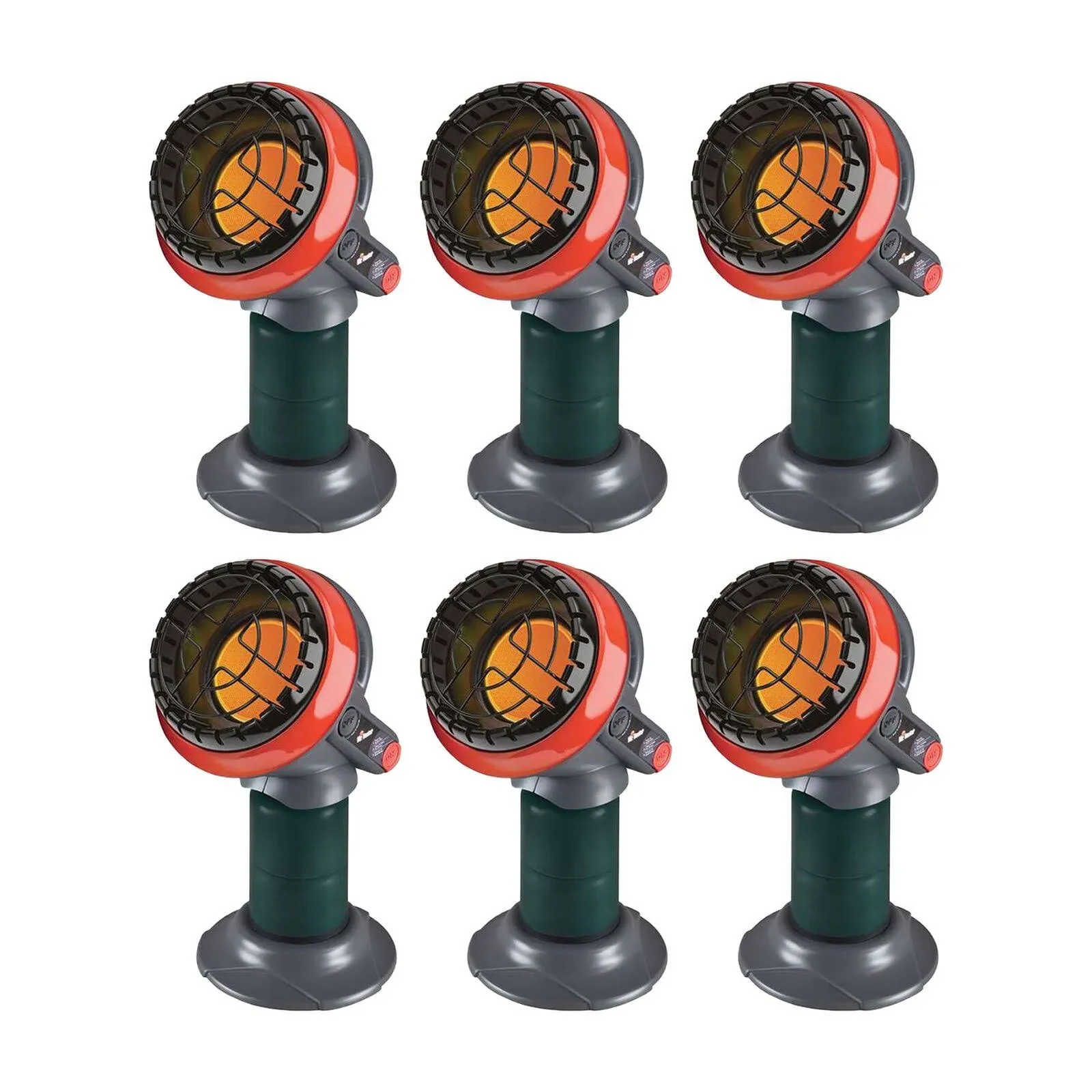 Mr. Heater 3800 BTU Indoor/Outdoor Portable Little Buddy Propane Heater (6 Pack)