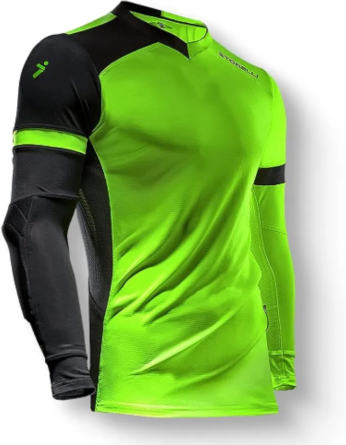 Storelli ExoShield Gladiator Goalkeeper Jersey, High-Impact Protection, Sweat-Wicking, Breathable Athletic Shirt for Soccer