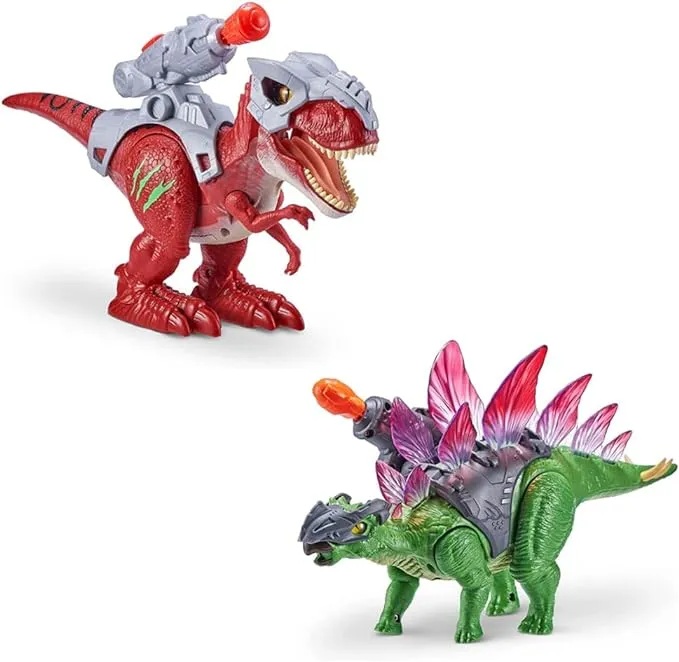 Robo Alive Dino Wars - Series 1 Combo Pack Stegosaurus and T-Rex