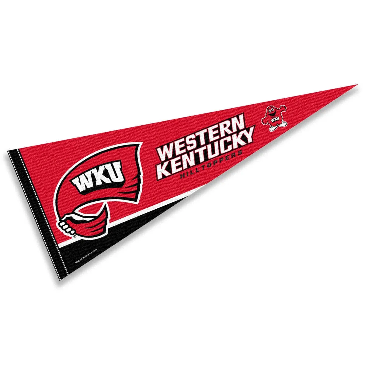 College Flags & Banners Co. Western Kentucky Hilltoppers Pennant Full Size Felt