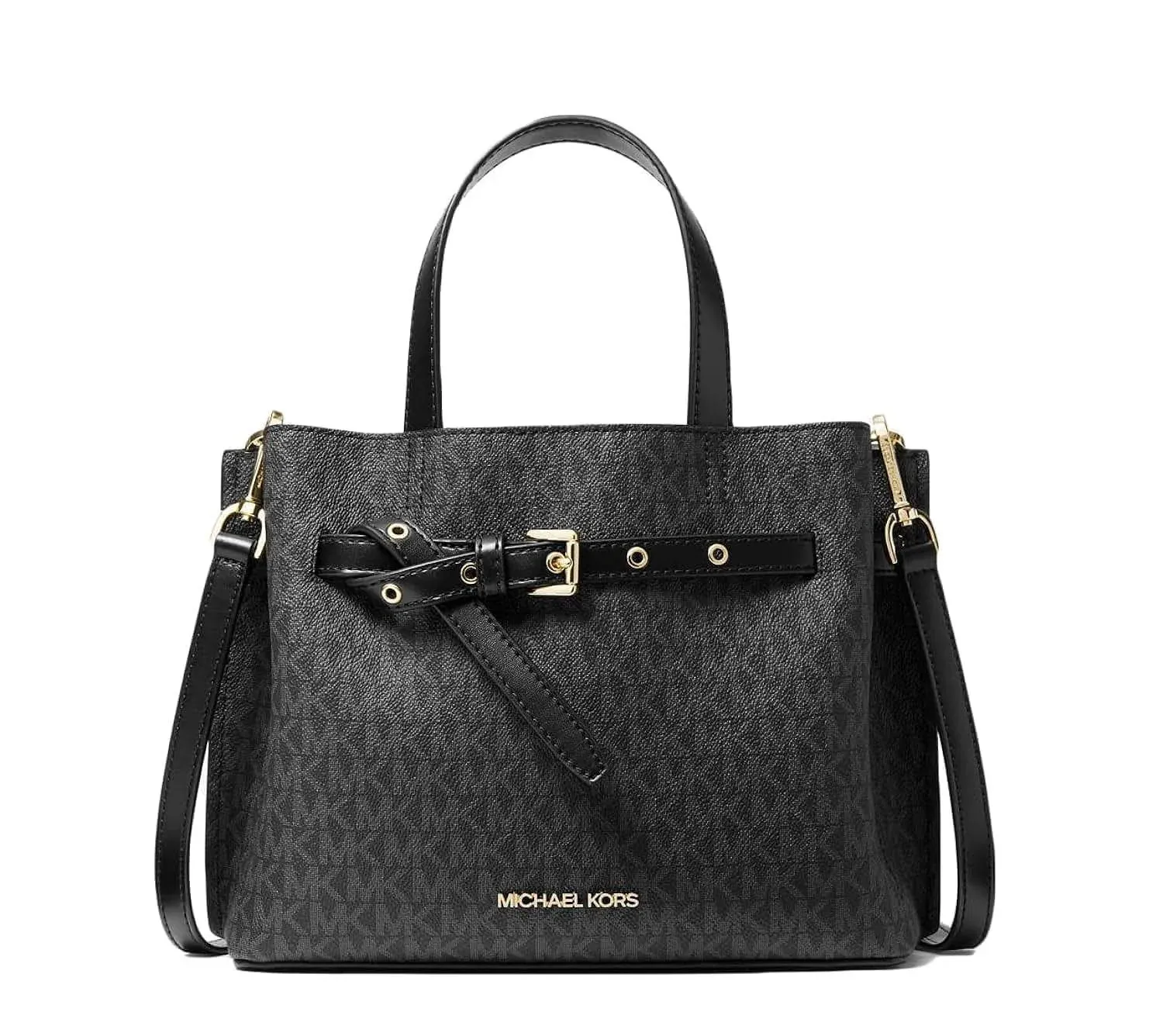 Michael Kors Emilia Small Black Satchel Bag