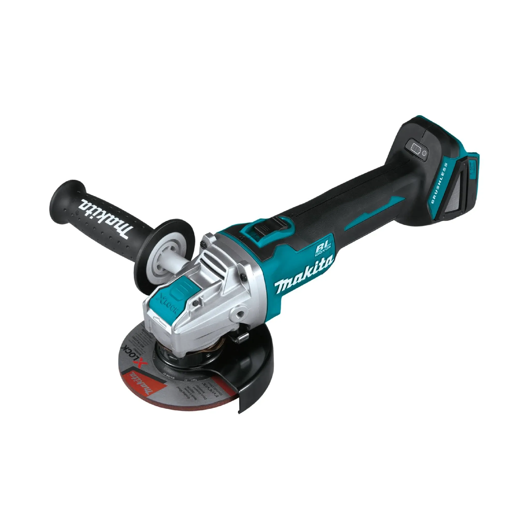 Makita XAG25Z LXT Angle Grinder, Tool Only, 18 V, 5 Ah, 5 in Dia Wheel, 8500 rpm Speed