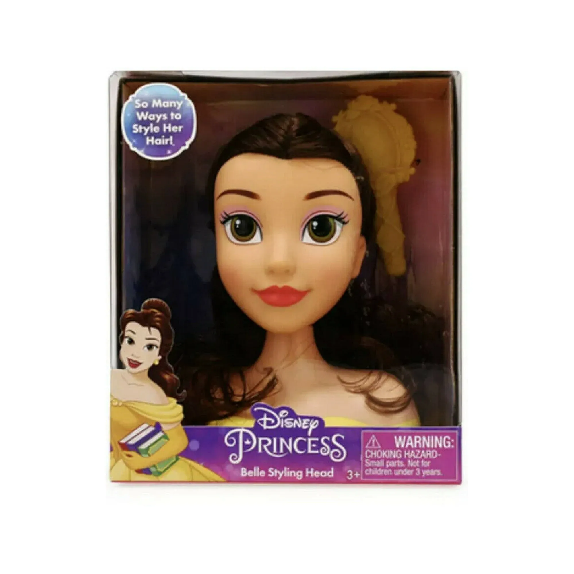 Disney Princess Belle Styling Head 6&#034; NEW