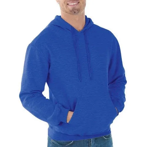 Gildan Mens Heavy Blend Fleece Hooded Sweatshirt G18500 Royal Medium