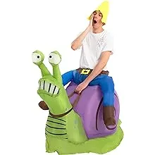 Spooktacular Creations Halloween Inflatable Costume Gnome Ride On Snail Costu...