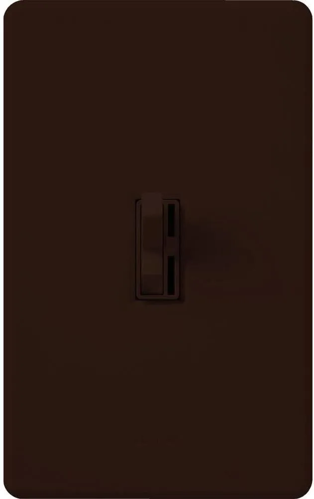 Lutron AYCL-153P-BR Ariadni 150W LED Single Pole / 3 Way Dimmer Brown