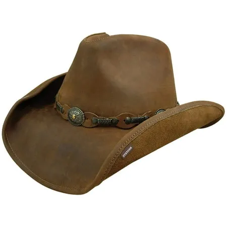 Men&#039;S Cowboy, Rust-Distresse<wbr/>d Leather, X-Large