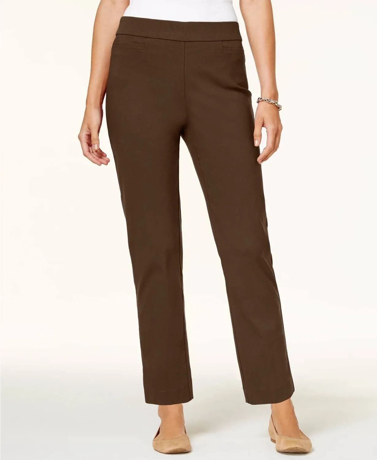 Classics Allure Pull-On Slim-Leg Pants