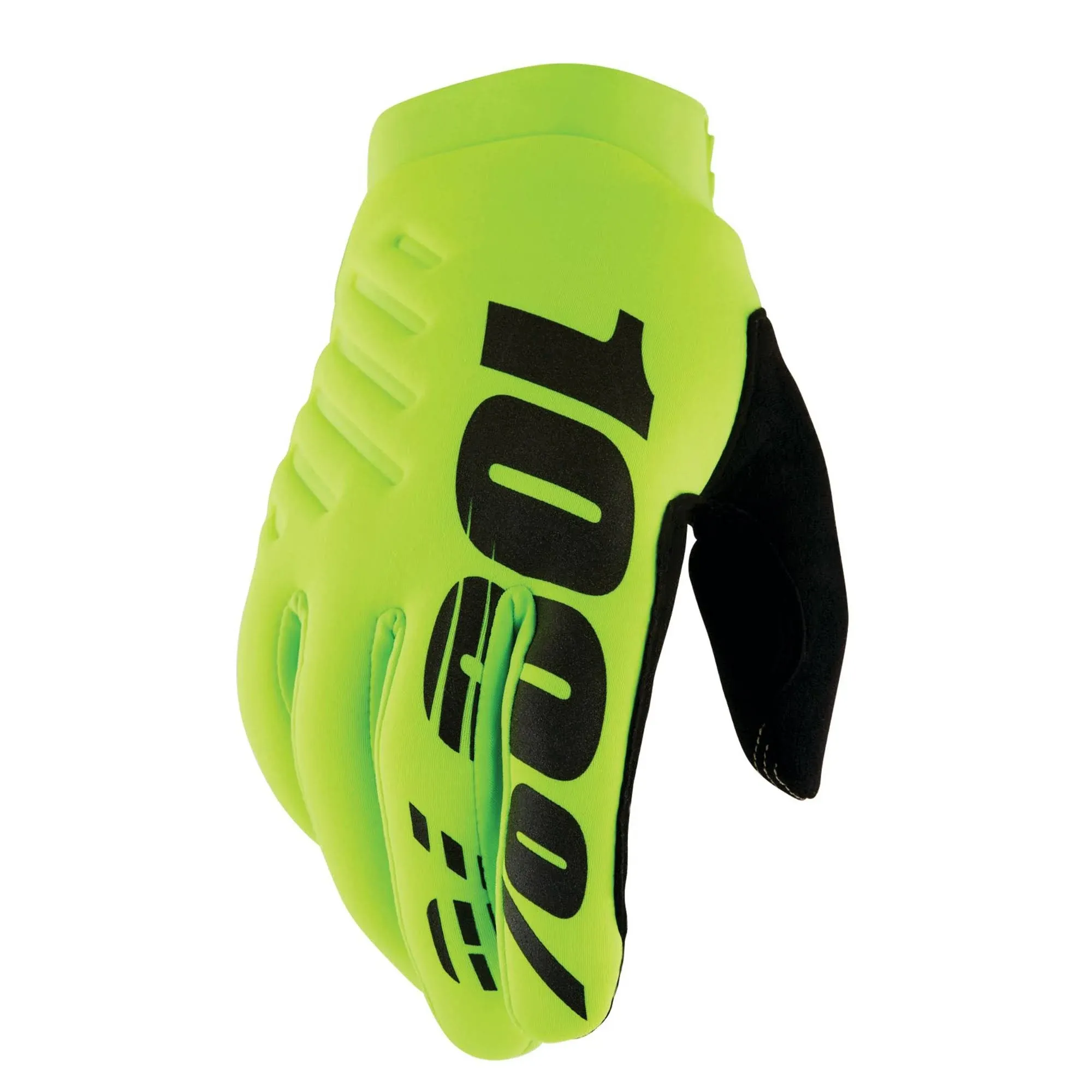 100% Brisker Gloves (Medium, Neon Pink)