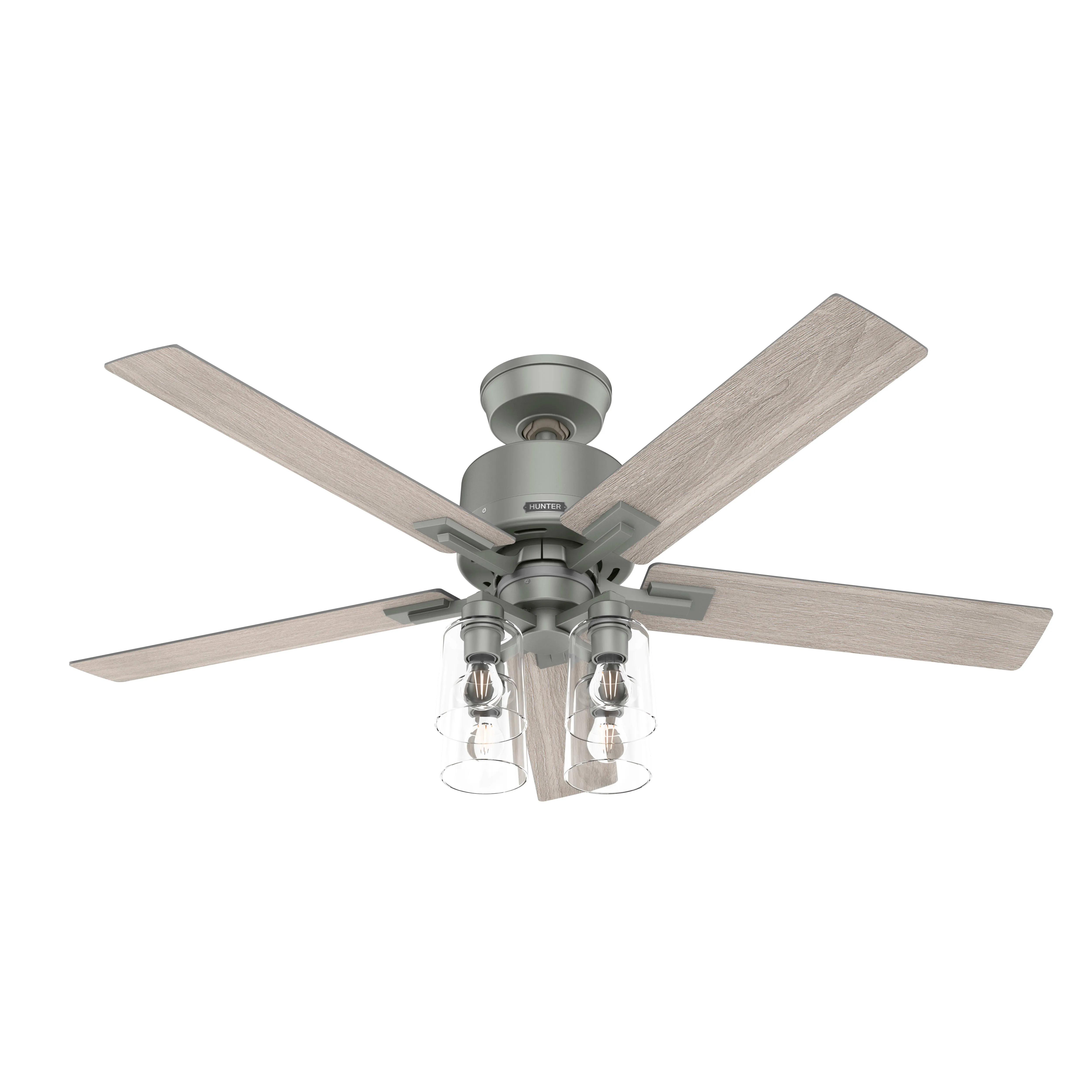 Hunter Fan Company 52310 Techne Ceiling Fan, Large, Matte Silver