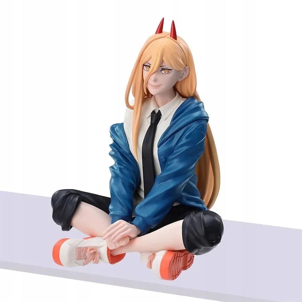 Sega Chainsaw Man Pm Perching Pvc Statue Power 9 Cm Figure Blue