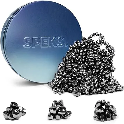 Speks Crags Ferrite Putty, Over 1,000 Ferrite Stones in a Matte Metal Tin, Seriously Satisfying Fidget Toys for Adults and Desk Toys for Office - Blue Gradient, 650g