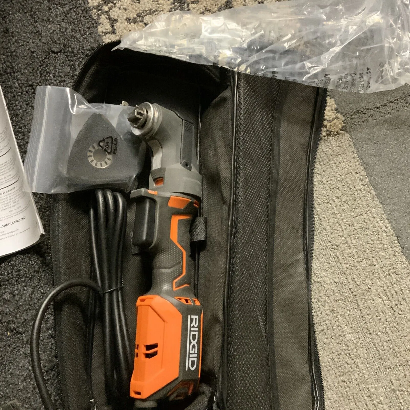 RIDGID 4 Amp Corded Oscillating Multi-Tool