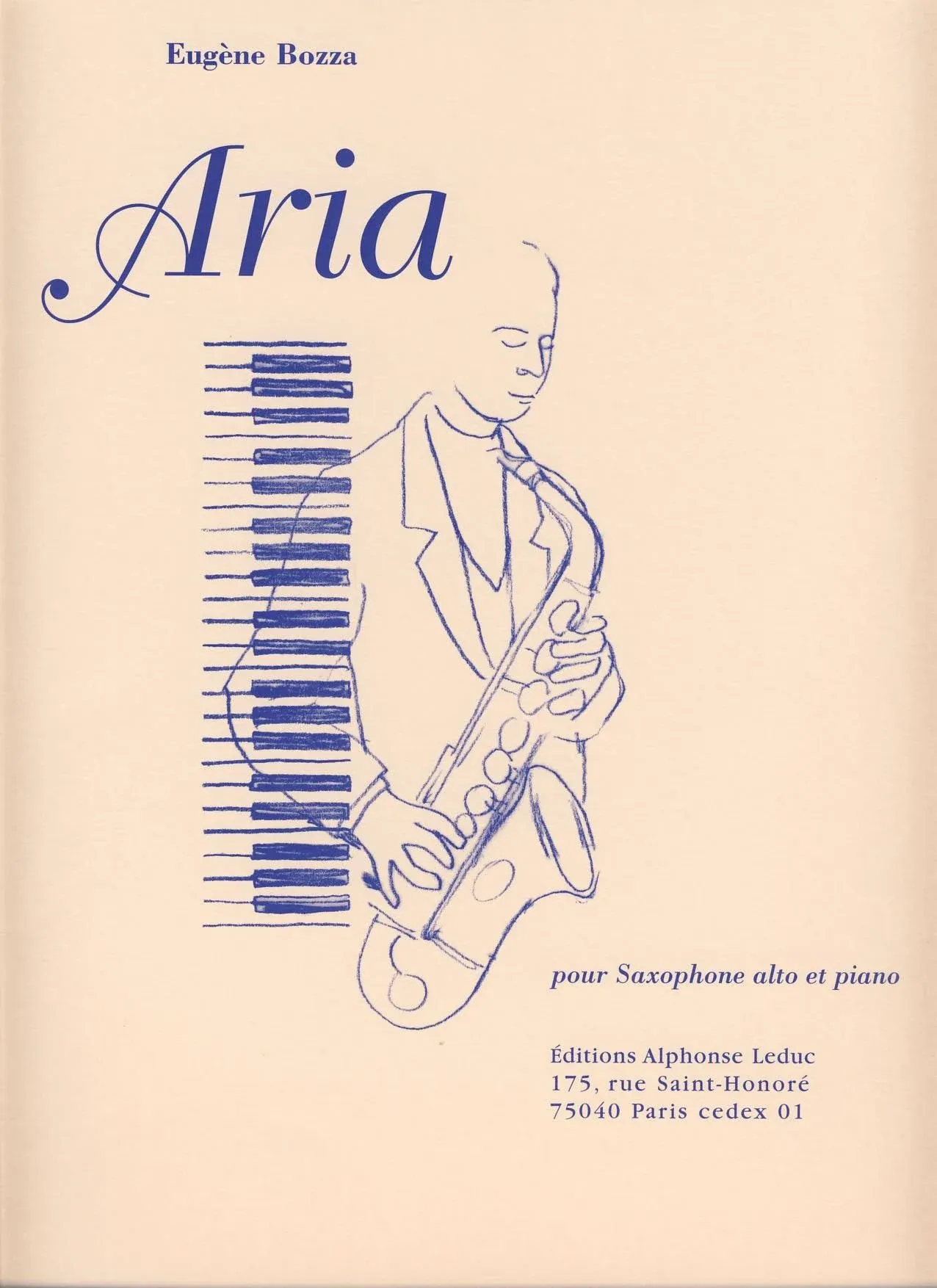 Aria pour Saxophone alto et piano AL19714