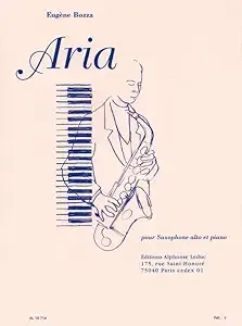 Aria pour Saxophone alto et piano AL19714