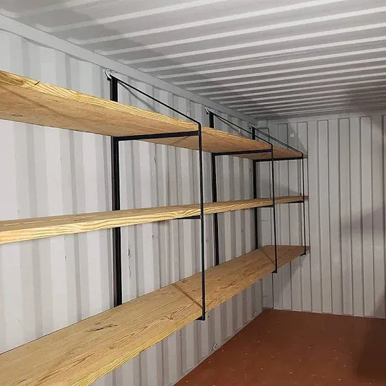 Cargo Shipping Container Shelving Brackets - Sold in Pairs