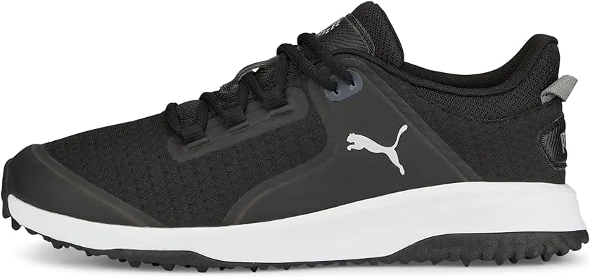 Men's Puma Fusion Grip Spikeless Golf Shoes 13 Black/Silver/Shade