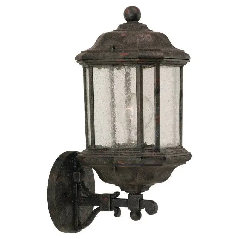 Sea Gull Lighting Kent One Light Outdoor Wall Lantern in Oxford Bronze