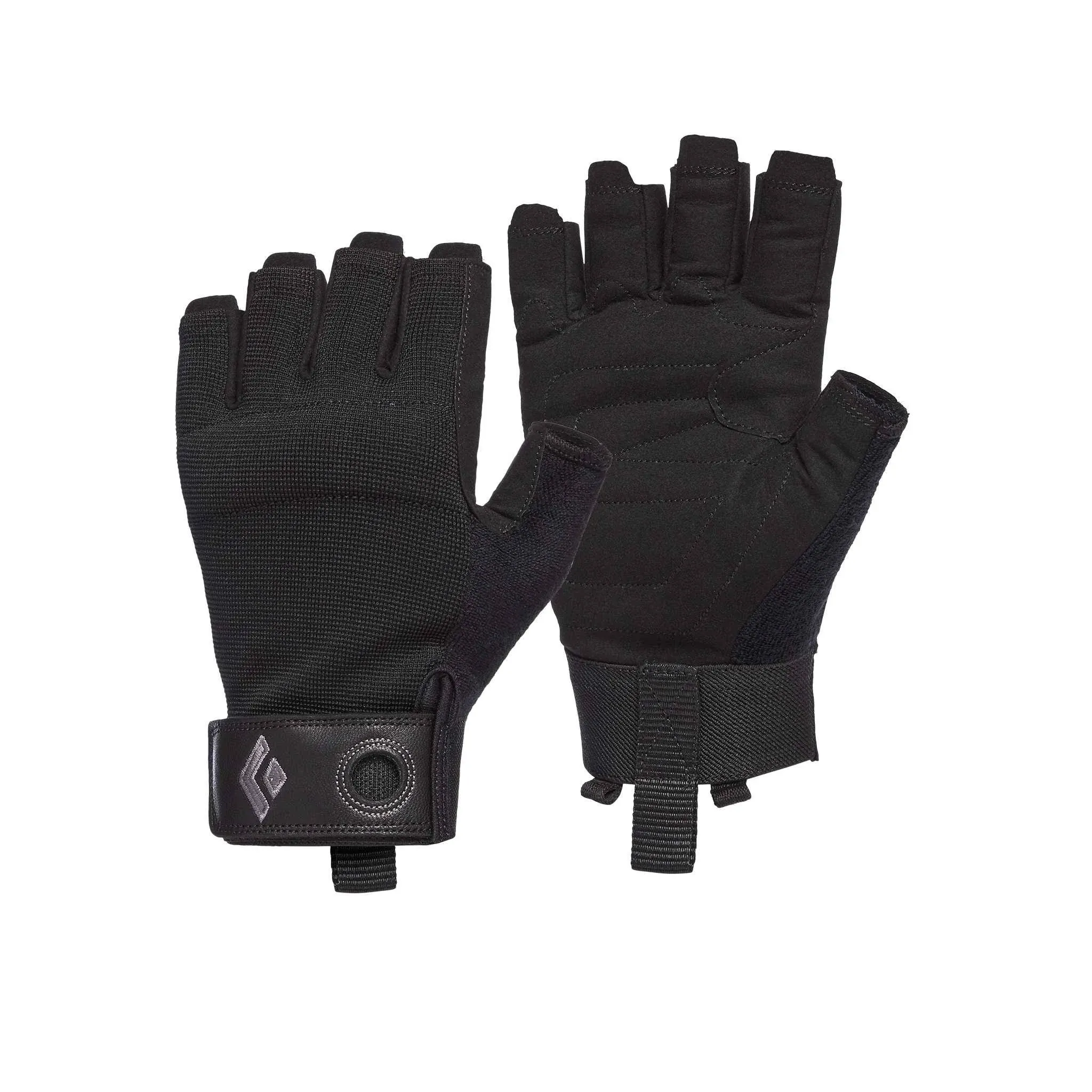 Black Diamond Crag Half - Finger Gloves, Black / L