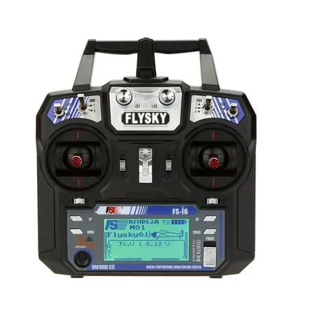 Flysky FS-i6 AFHDS 2A 2.4GHz 6CH System for RC Helicopter Glider with FS-iA6 Receiver Mode 2