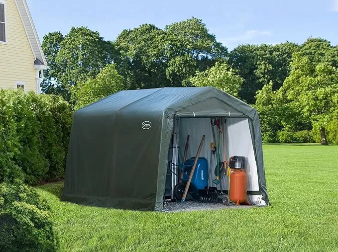 Scotts Storage Shed 10 x 10 x 8' Green Peak