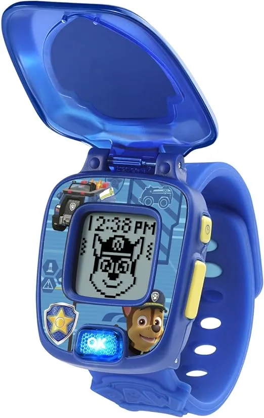 PAW Patrol Chase Blue Learning Watch Nick Jr. Character VTech 