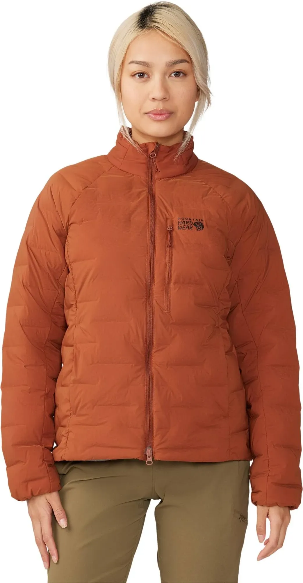 Mountain Hardwear Women's Stretchdown Jacket - Small - Iron Oxide