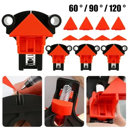 Willstar Angle Clamps 60 90 120 Degree Holder Frame Clamp for Wood Hand Fixing Clips Hand Tools Corner Clamp Woodworking